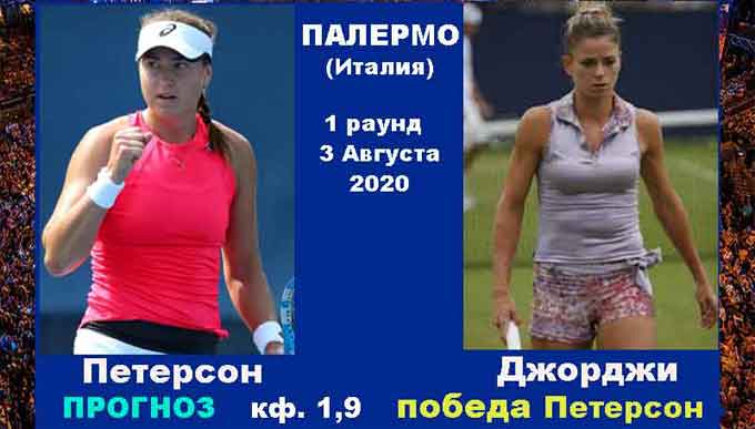 Прогноз на матч Петерсон - Джорджи