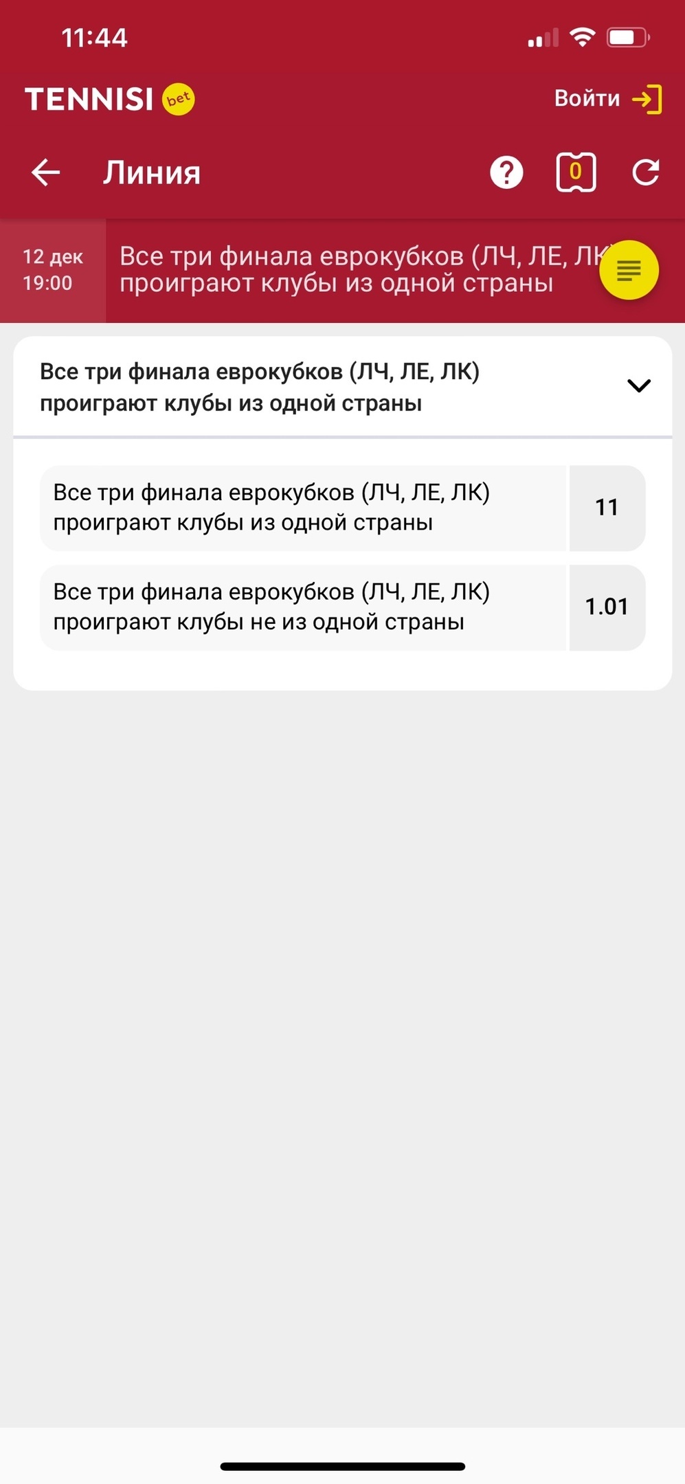 Прикольные долгосроки букмекеров