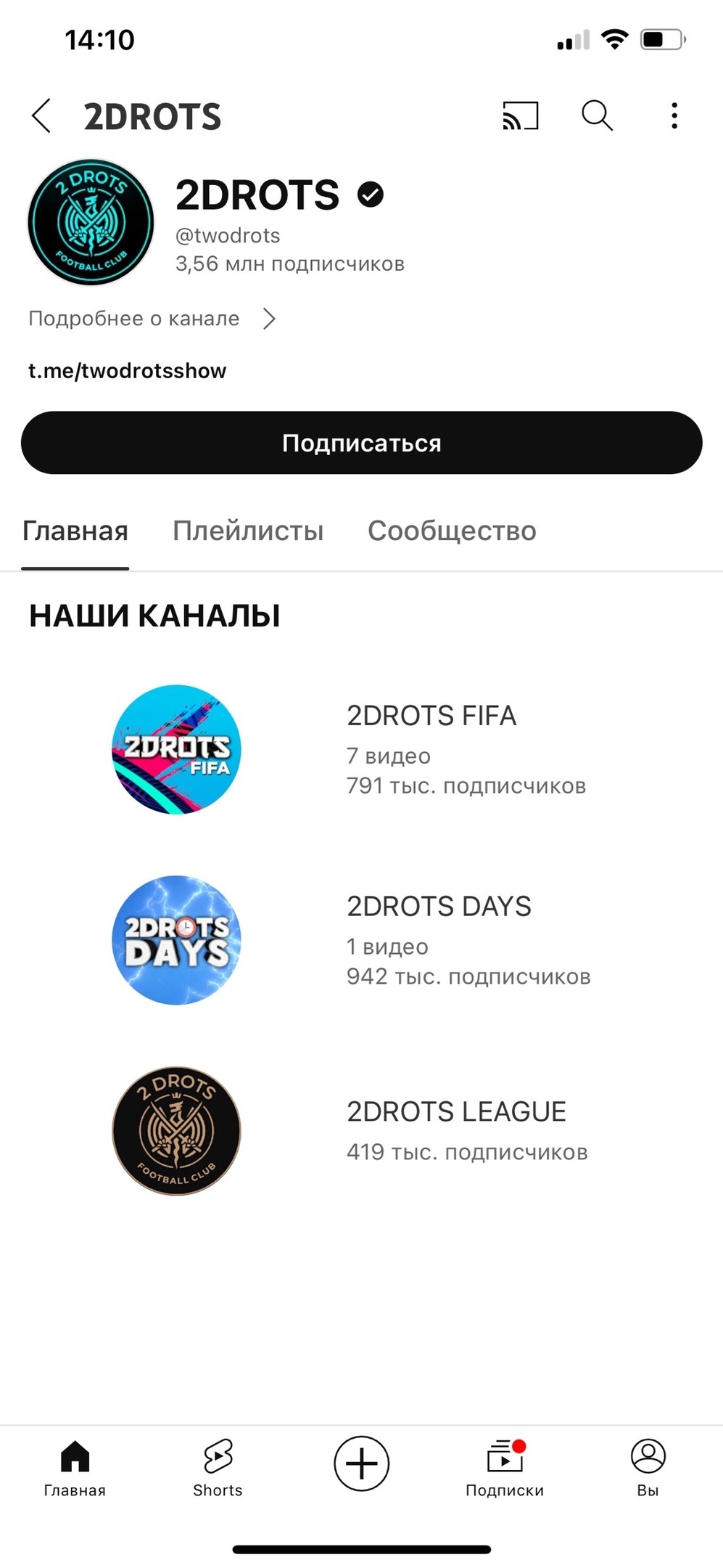 Youtube-каналы 2Drots