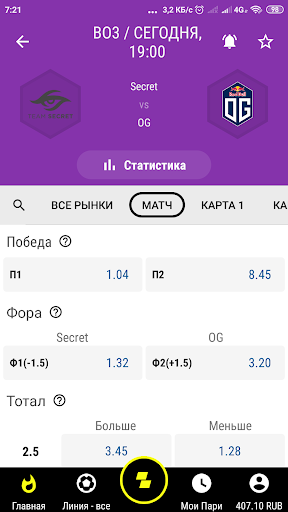 Фора 1.5 по картам в киберспорте